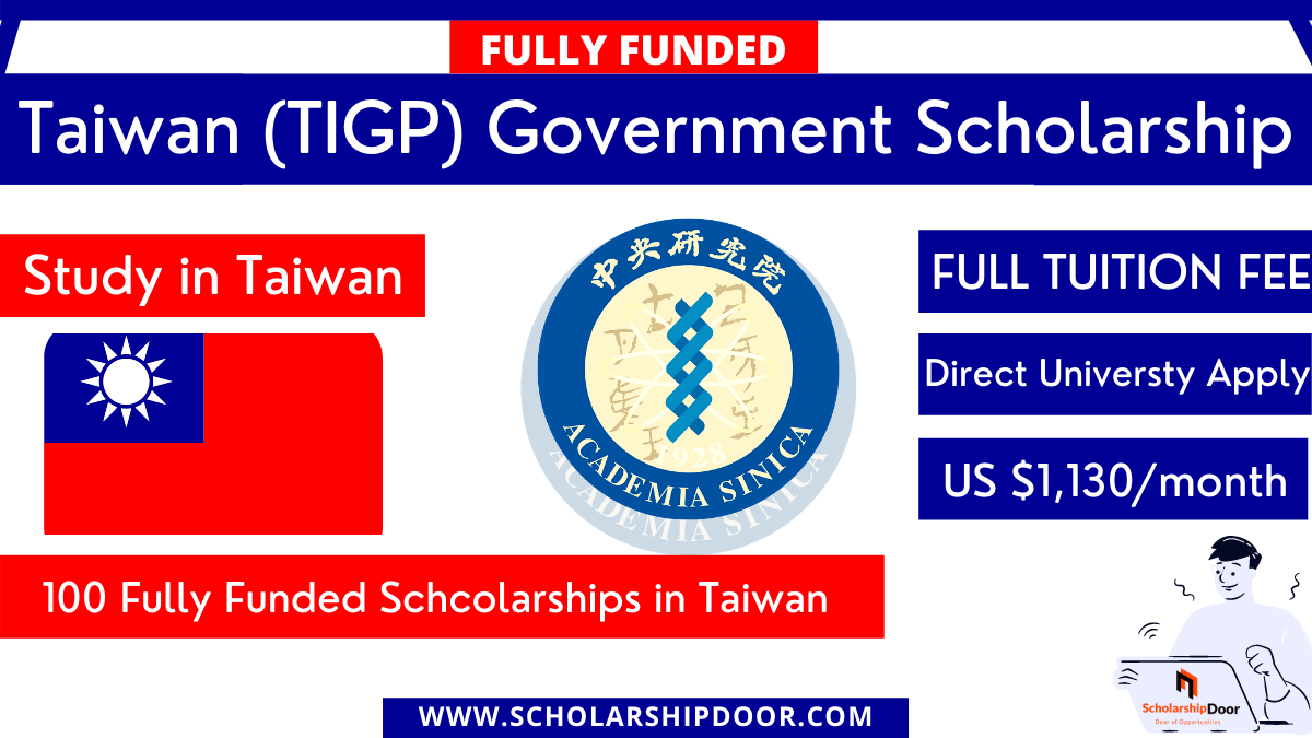 Taiwan International Graduate Program 2021 Scholarship – Fully Funded