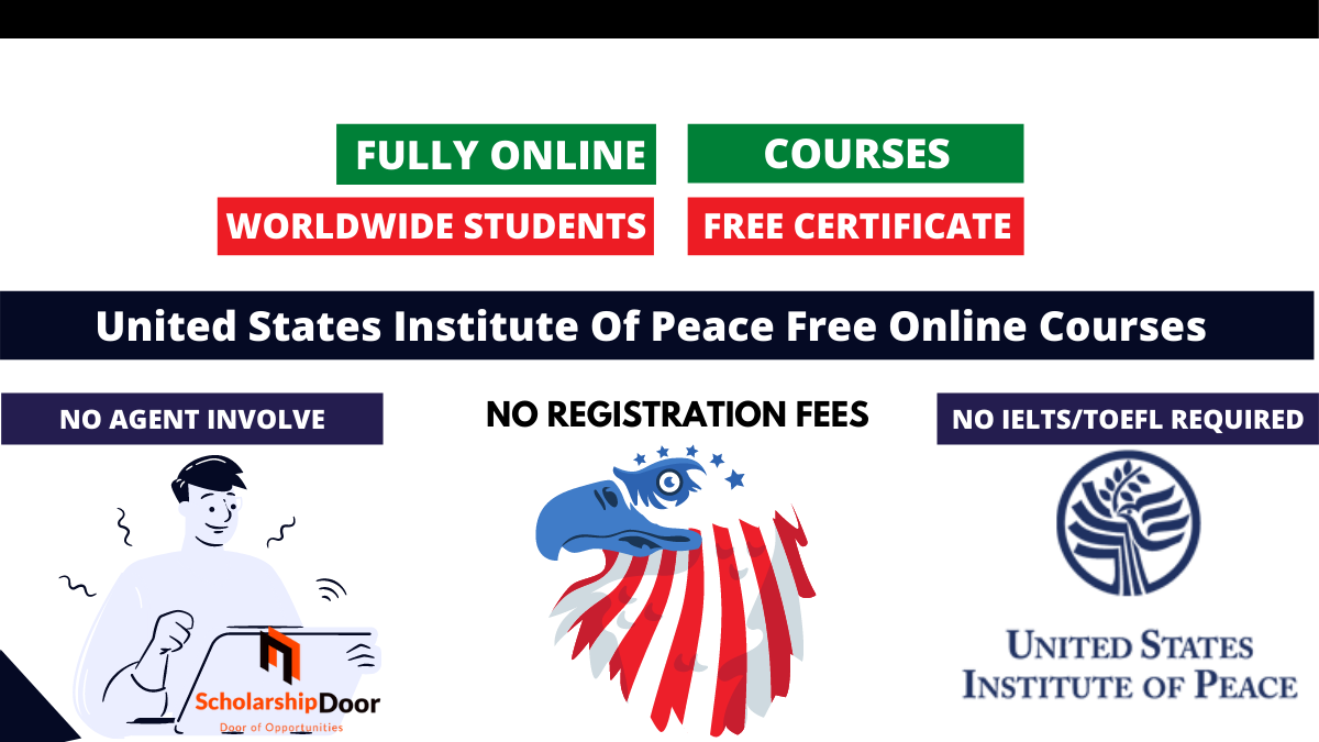 United States Institute Of Peace Free Online Courses – Free Certificates – No IELTS/TOEFL