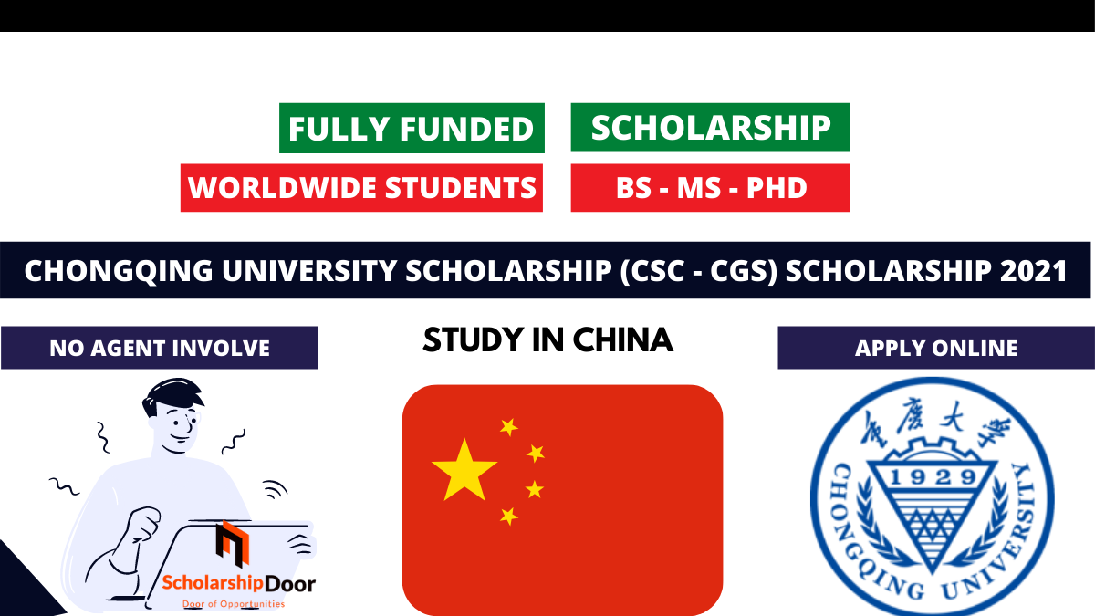 Chongqing University Scholarships in China CSC-CGS Scholarship 2021 Fully Funded