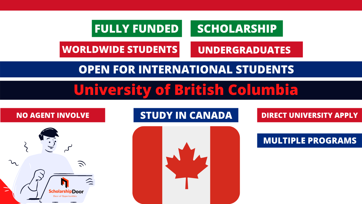 UBC Donald Wehrung International Student Scholarship (Study In Canada)
