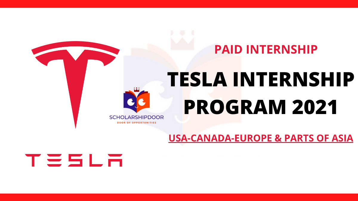 Tesla Internship Program 2021 | Paid Internship | Scholarship Door