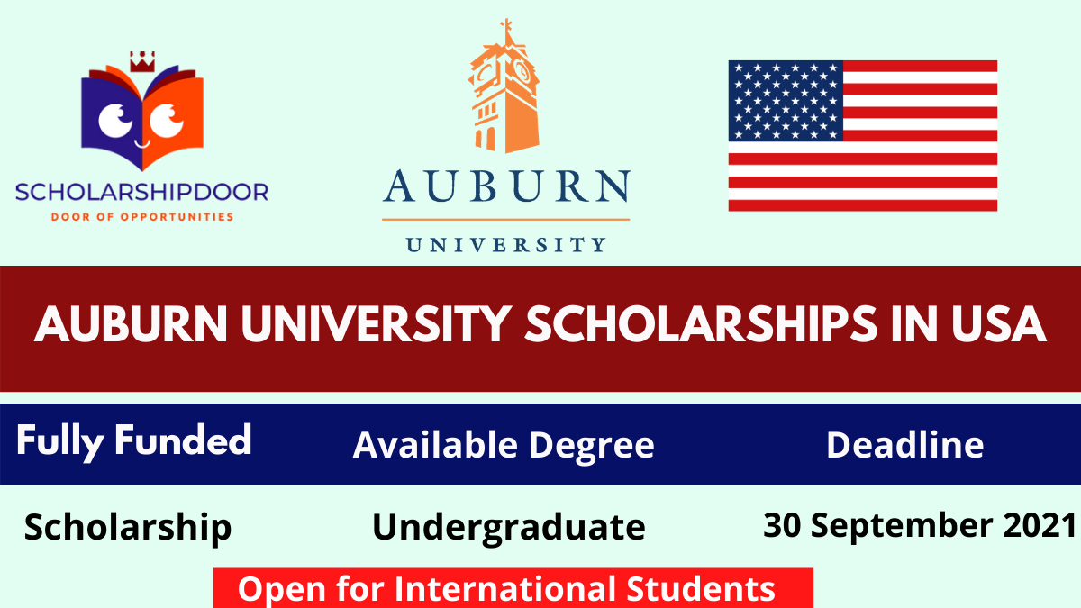 Auburn University Scholarships 2024 in the USA (Fully Funded)