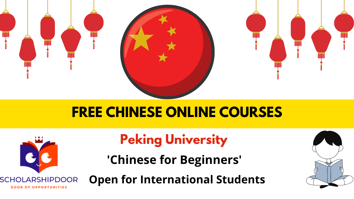 Free Online Chinese Course by Peking University | Fully Funded