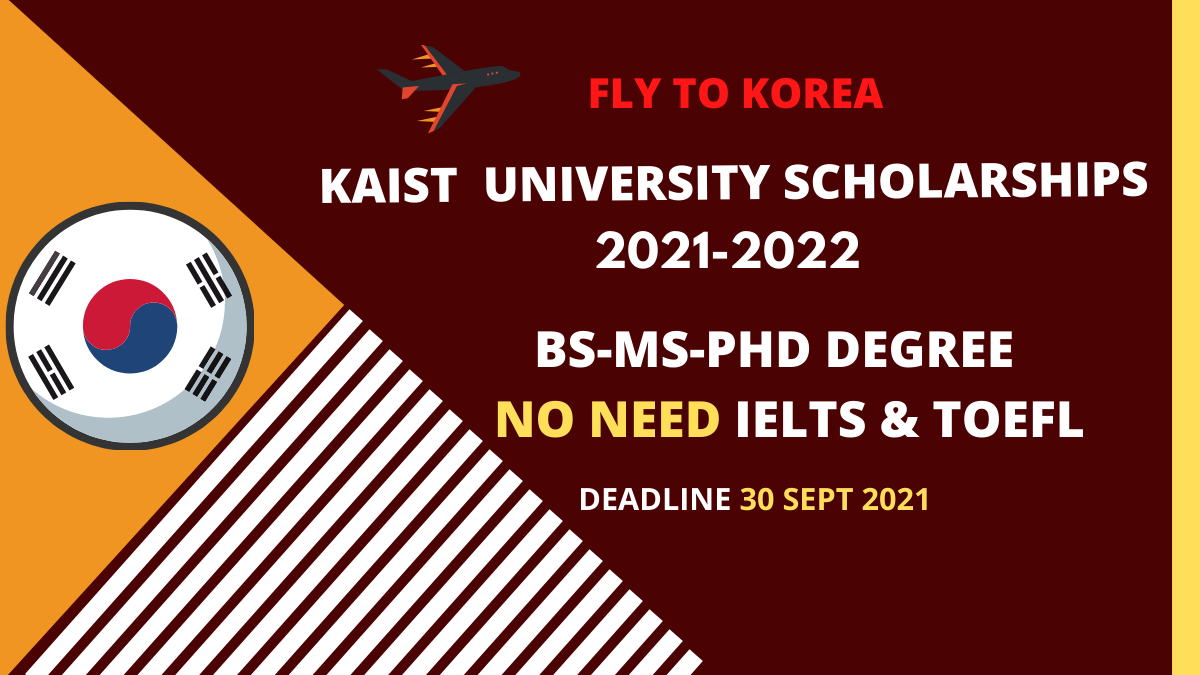 Kaist University Scholarships 2021-2022