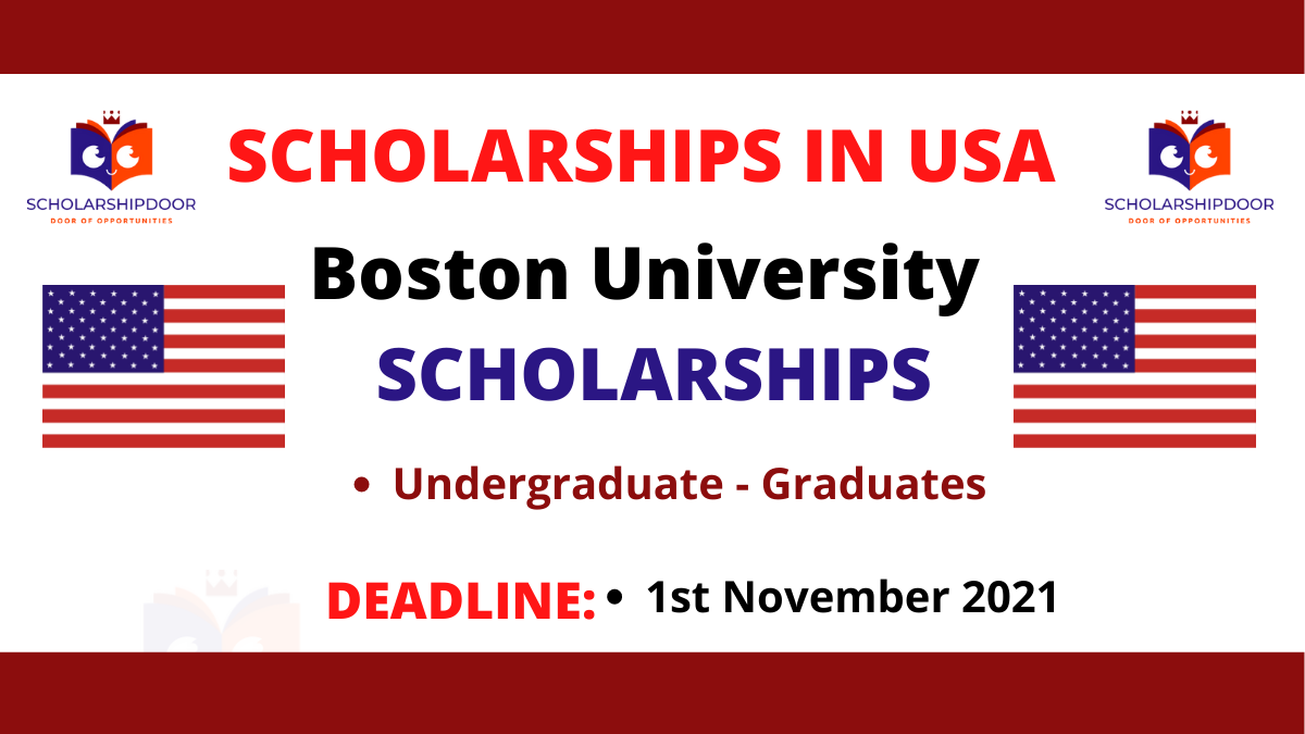 Boston University Scholarships in United State of America (Funded)