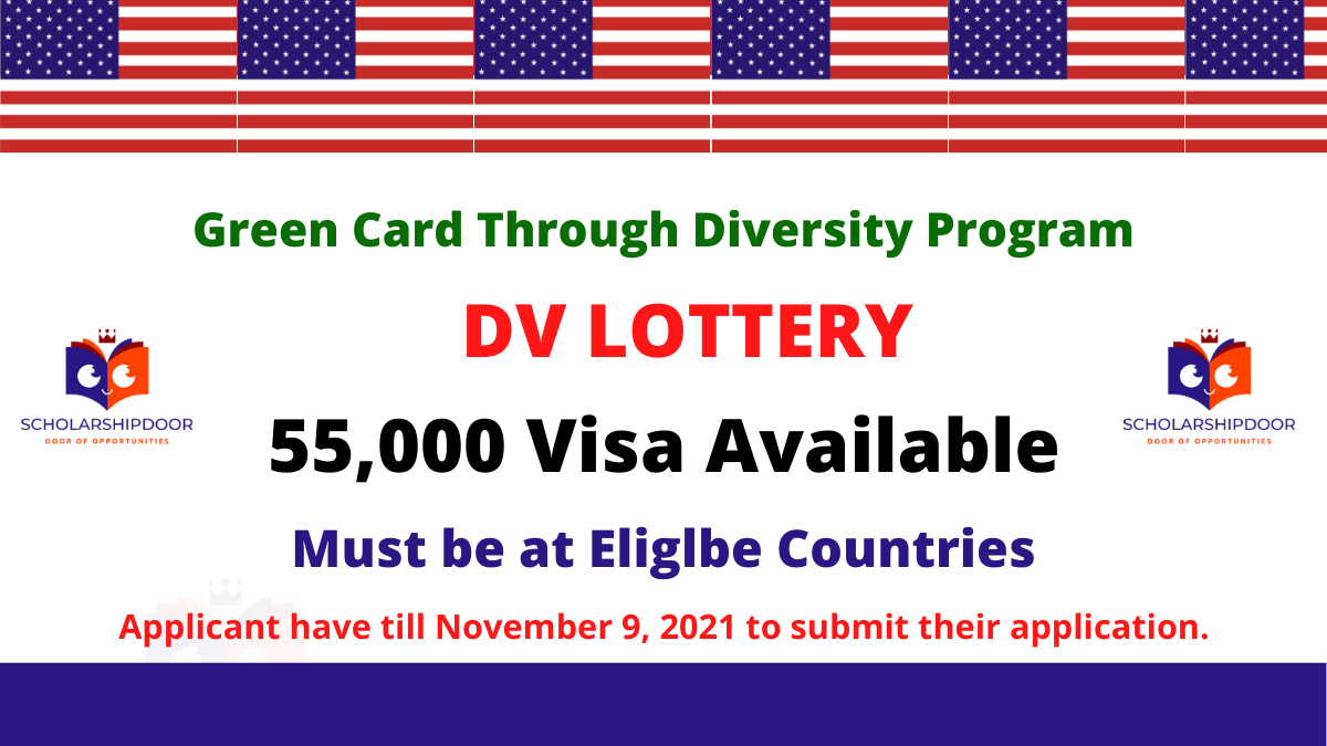 Green Card Through American Diversity Immigrant Visa Program (DV Lottery), 2023
