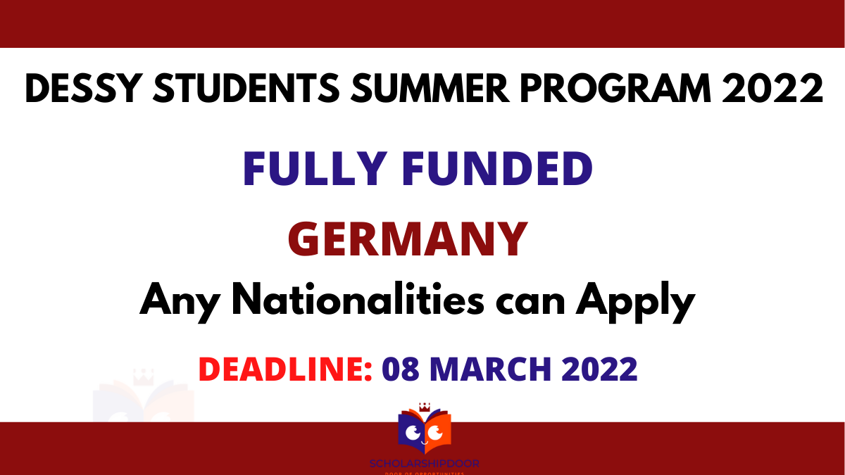DESY Summer Student Program 2022 in Germany – Fully Funded