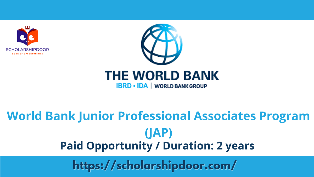 World Bank Junior Professional Associates Program (JAP) 2022-2023