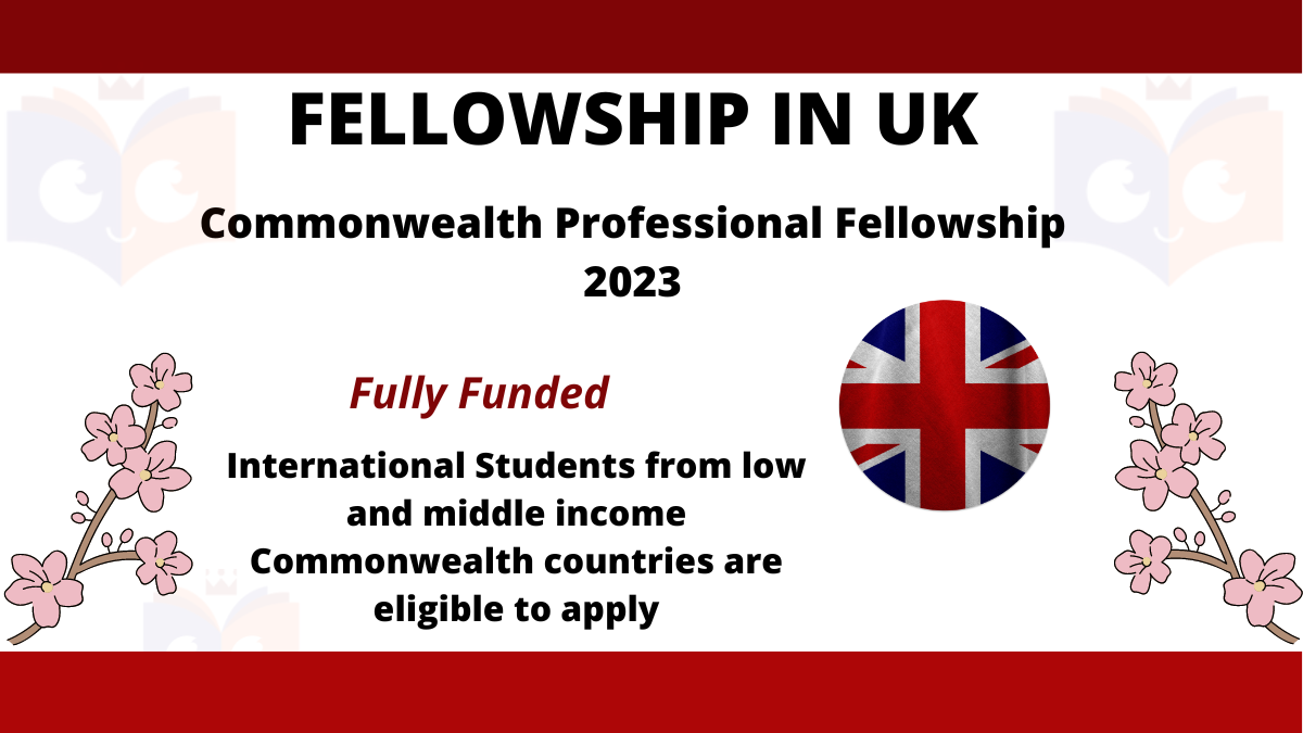 Commonwealth Professional Fellowship 2023 for Mid-career Professionals