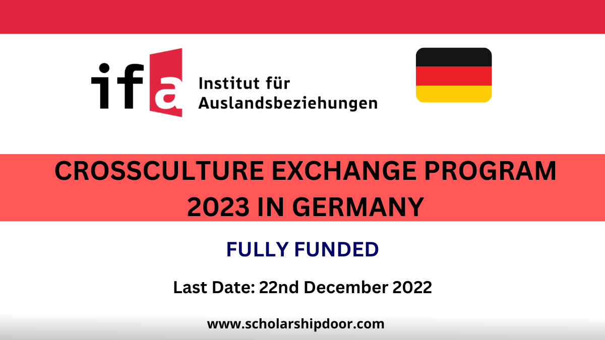 CrossCulture Exchange Program in Germany 2023 [Fully Funded]