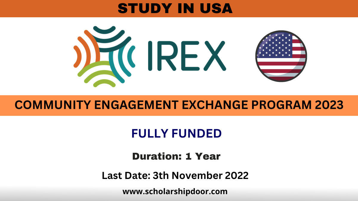 Community Engagement Exchange Program 2023 in the USA [Fully Funded]