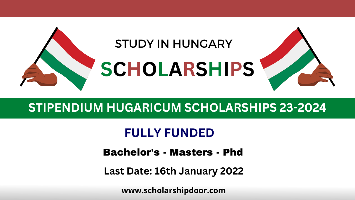 Stipendium Hungaricum Scholarships 2023-24 in Hungary [Fully Funded]
