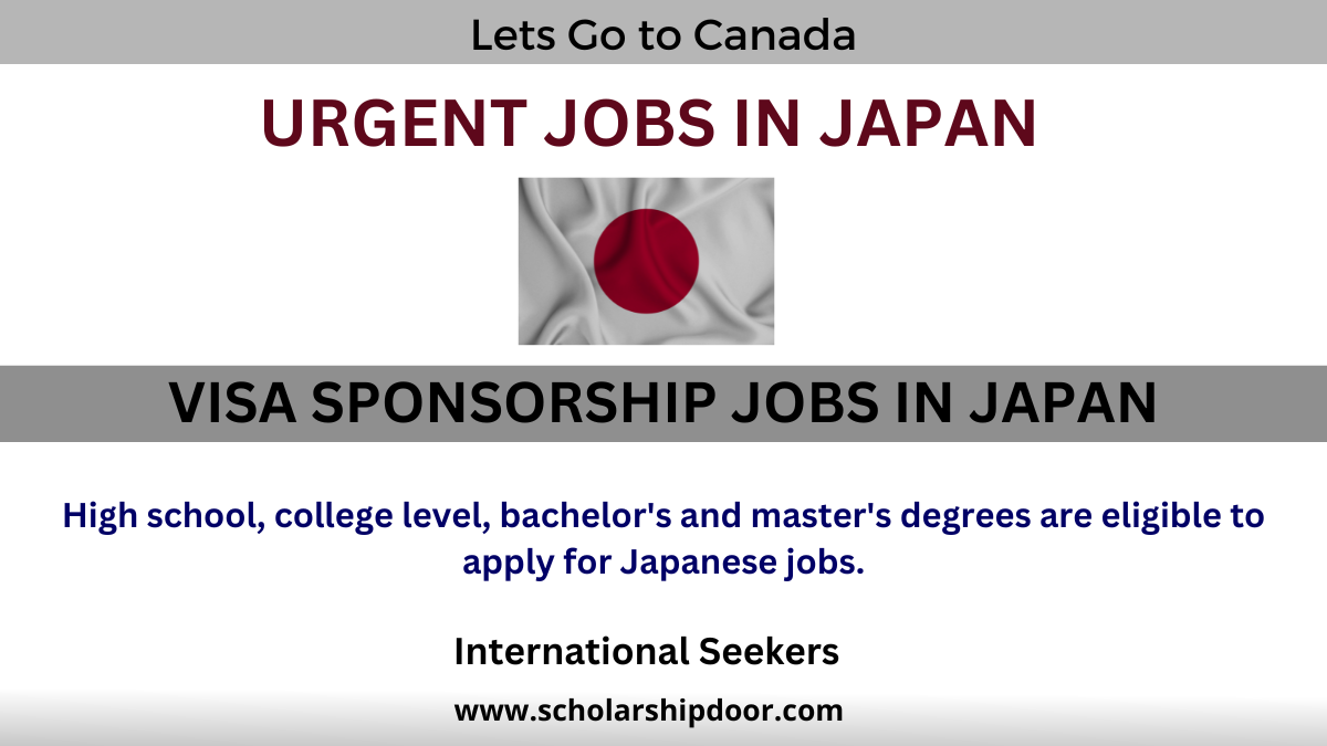 Sponsorship Jobs in Japan 2023 [Find More Jobs in Japanese Companies]
