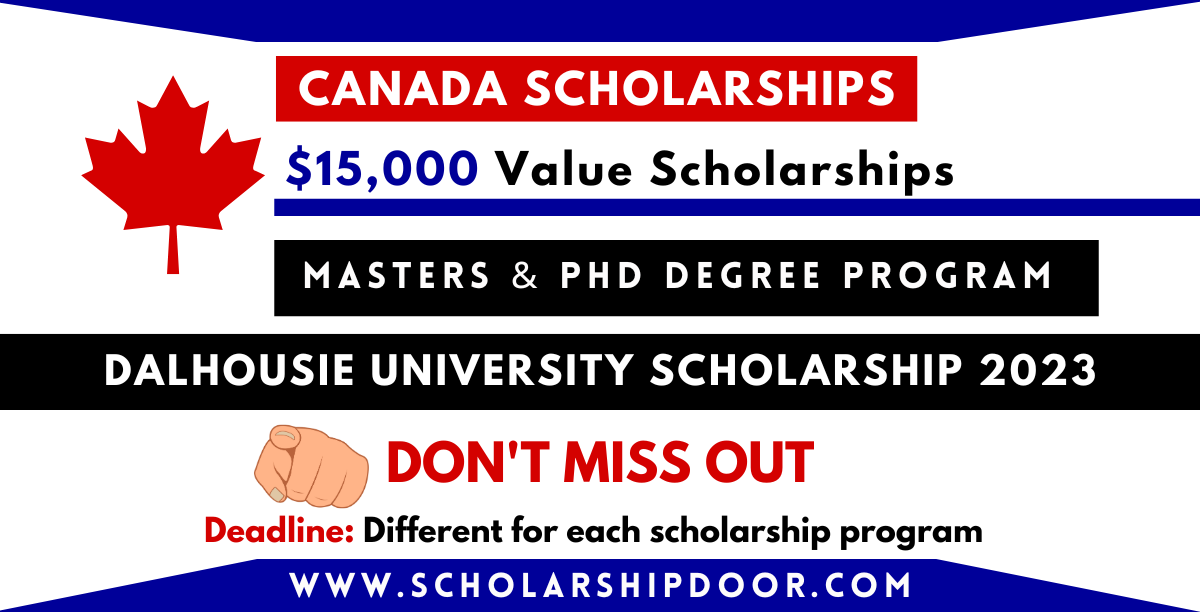Dalhousie University Scholarships in Canada 2023