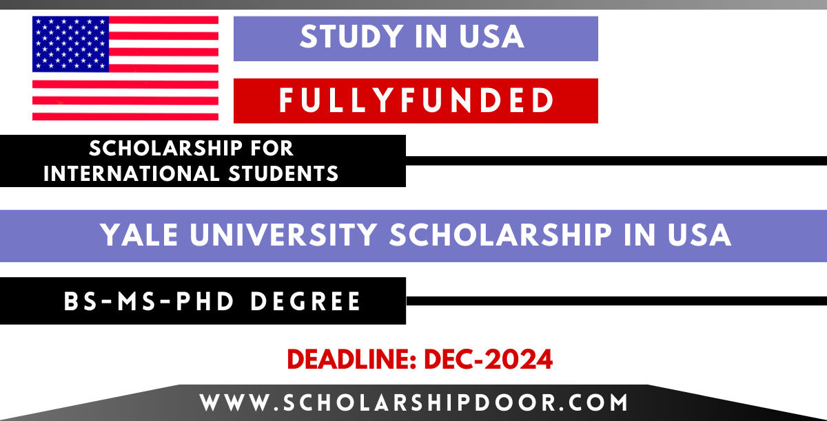 Yale University Scholarships in USA 2024