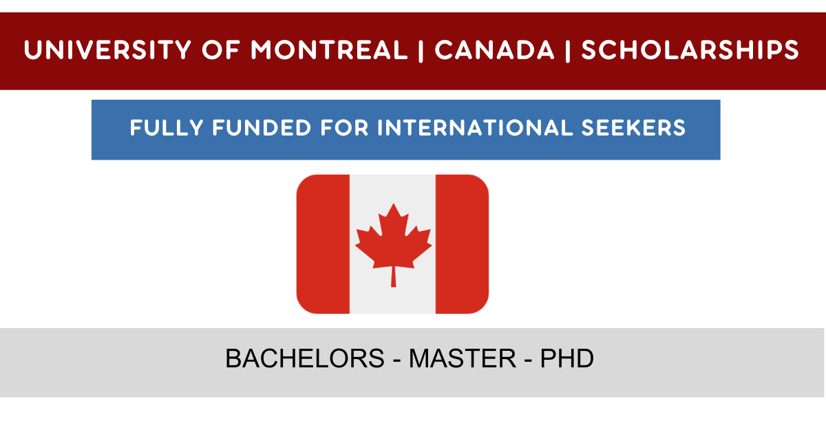 University of Montreal Scholarships in Canada 2024