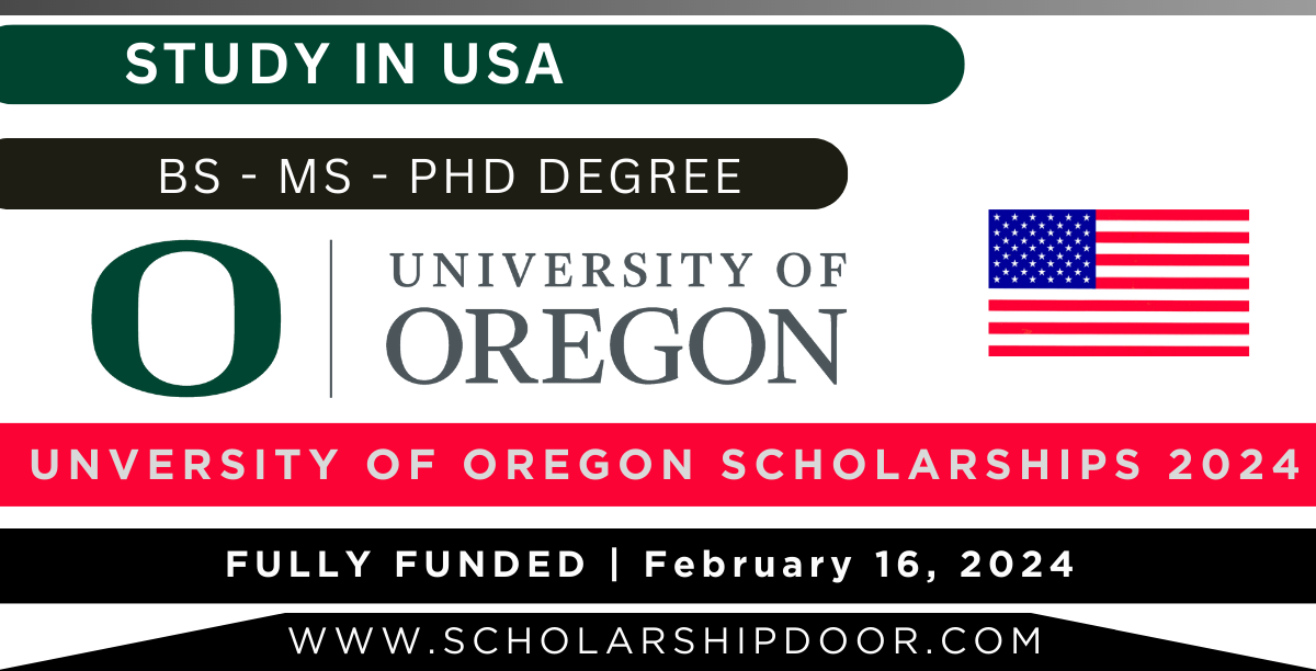 University of Oregon Scholarships in USA 2024