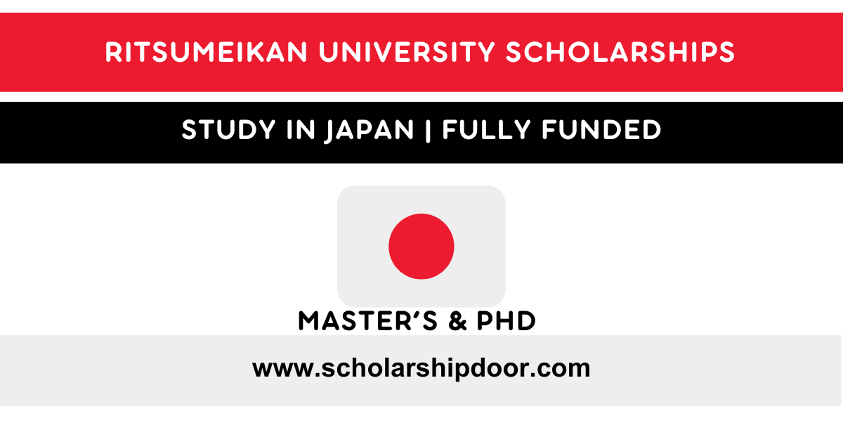 Ritsumeikan University Japan Scholarships 2024