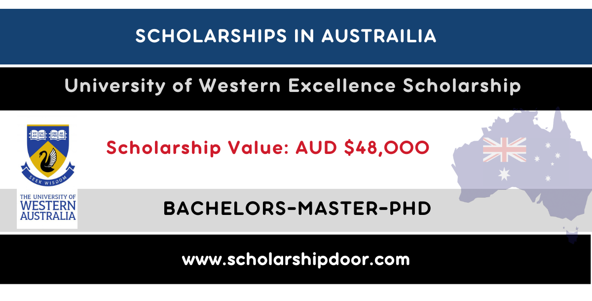 University of Western Australia Scholarship 2024